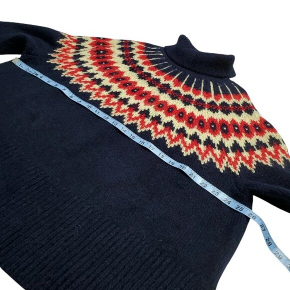 NWT Gap Split-Hem Fair Isle Wool Blend Sweater Size XL - Picture 5 of 8